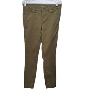 Prana Women's Army Green Skinny Chino Pants Size 8 Style #W4317SH08